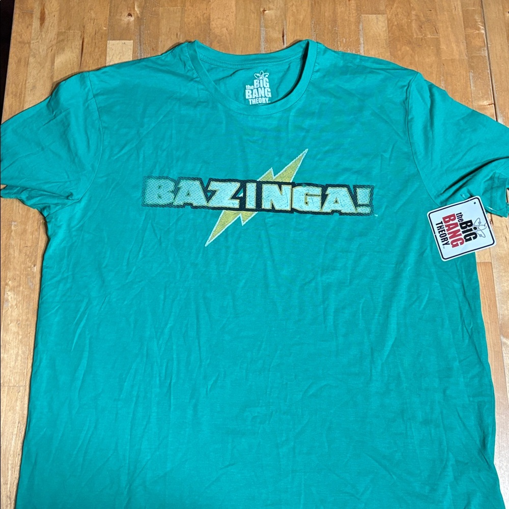 NWT Big Bang Theory Bazinga T-Shirt